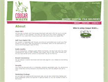 Tablet Screenshot of cougarwaltz.com